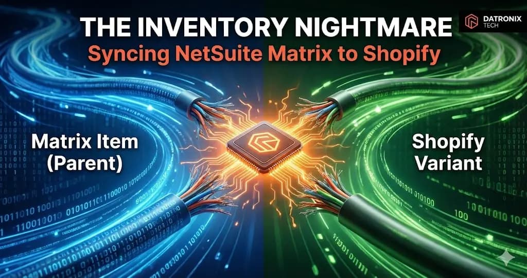 The “Inventory Nightmare”: Syncing NetSuite Matrix Items to Shopify Variants Correctly